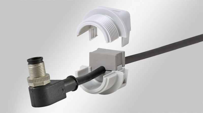QVT split cable gland for cables with connectors, M16 - M50 / IP54